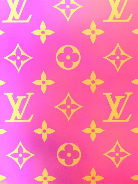 louis vuitton pink pattern.